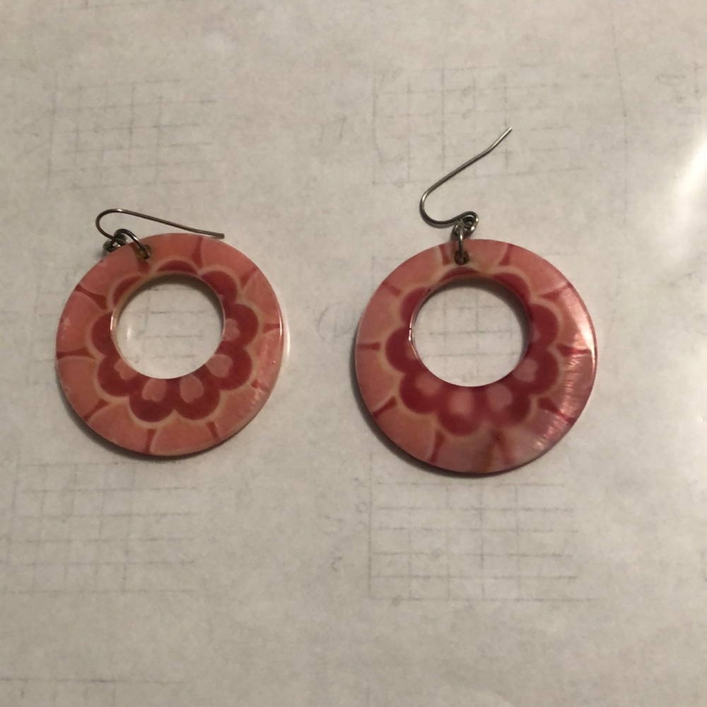 handmade seashell earrings